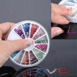 2mm Rhinestones are perfect for nails.