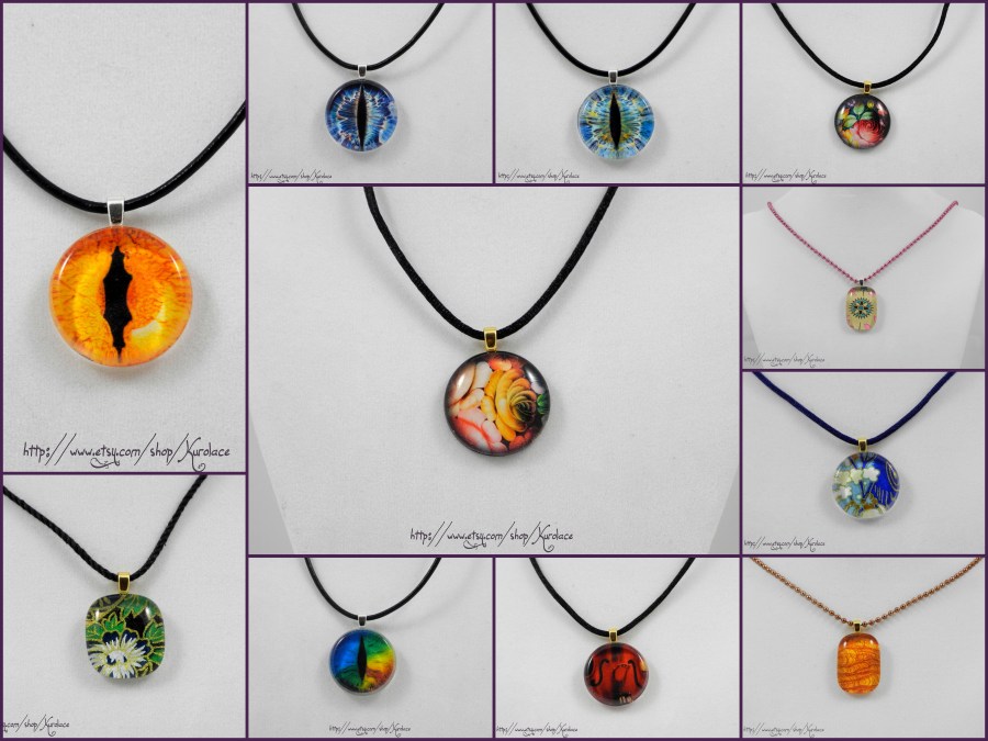 Glass pendants